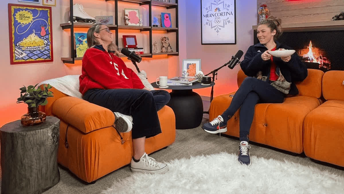 YouTube Creator Studio set built for the Winter Olympics